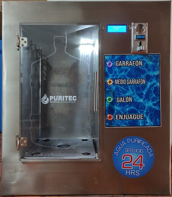 despachador automático de agua purificada
